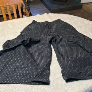 Dress To Kill Harem Pant, White\Purple on Black Polkadot Size 1